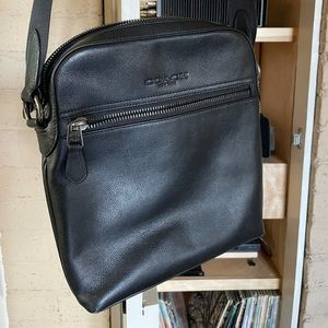Genuine Coach leather crossbody